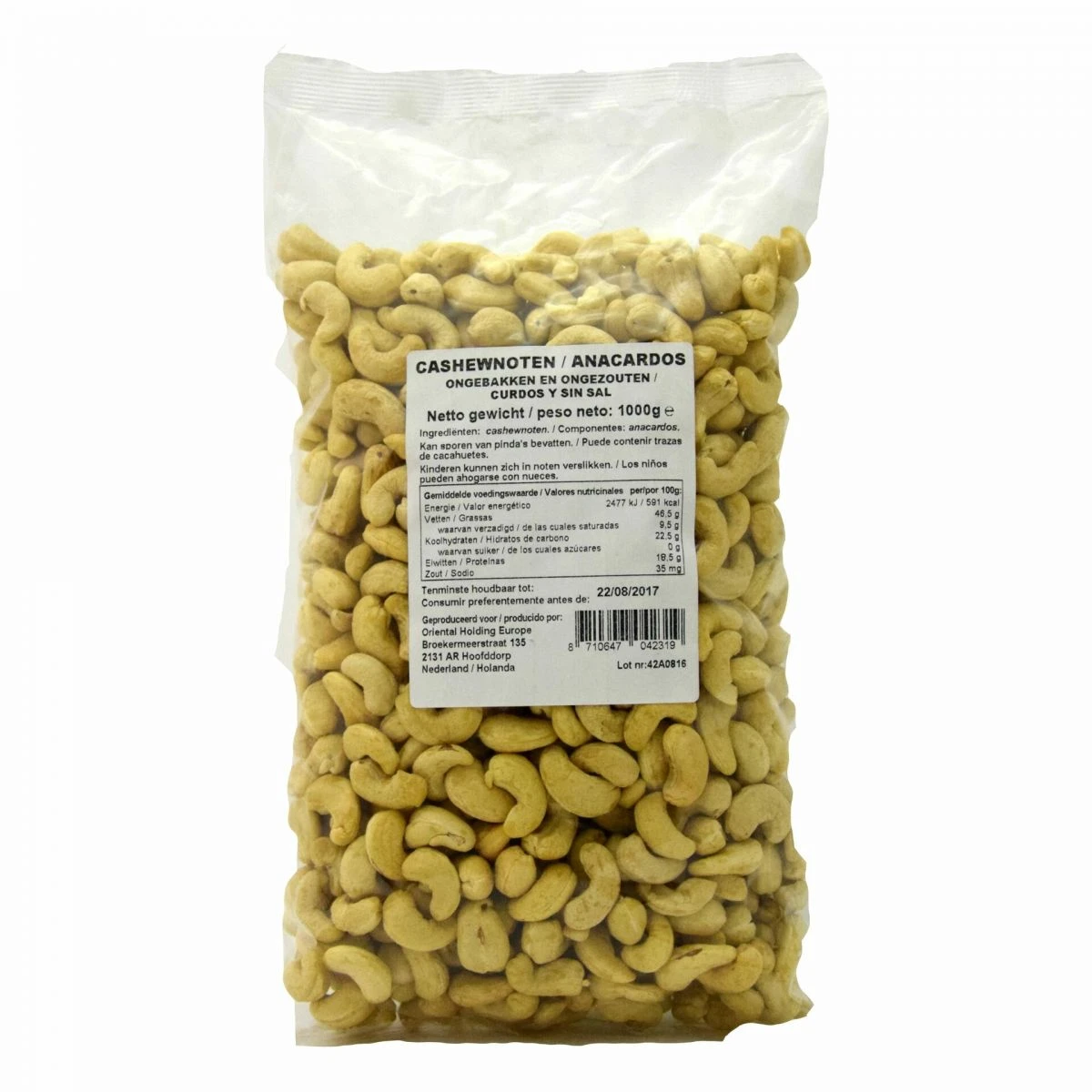 Oriental Cashewnoten 1kg 1 Oriental Cashewnoten 1kg
