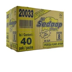 Mi Sedaap Instant Mi Sup Kip Kerrie Smaak Noedelsoep 40x72g