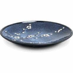 Ronde Bord Hana Blauw 22.5cm