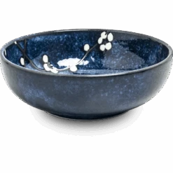 Ronde Kom Hana Blauw 20cm