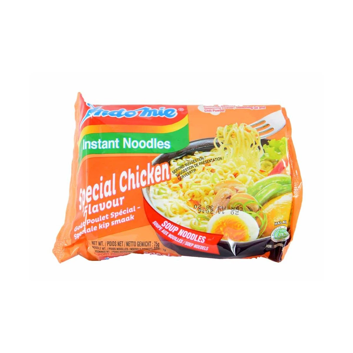 Indomie Instant Noedels Speciale Kip Smaak 40x75g 2 Indomie Instant Noedels Speciale Kip Smaak 40x75g - Afbeelding 2