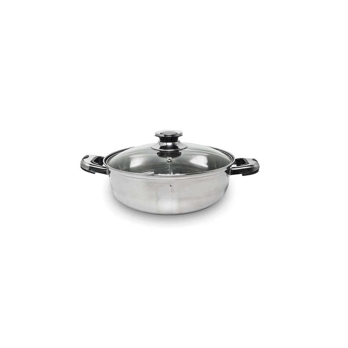 Oriental Hot Pot Pan 2 Vakken 26cm (inductie) 1 Oriental Hot Pot Pan 2 Vakken 26cm (inductie)