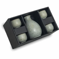 Sake Set Hana Groen 5-delig -Oriental Webshop 69438 2