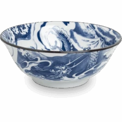 Oriental Kom 20.5cm Blue Dragon