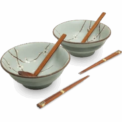 Oriental Ramen Kom Set Hana Groen 6-delig