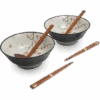 Oriental Ramen Kom Set Acer Blad 6-delig