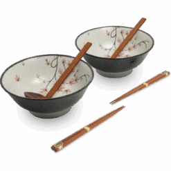 Oriental Ramen Kom Set Acer Blad 6-delig