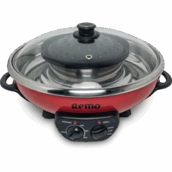 Remo Elektrische Hot Pot Pan Met Koreaanse Grillplaat 5ltr