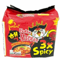 Samyang 3x Spicy Buldak Hot Chicken Ramen 140gx5