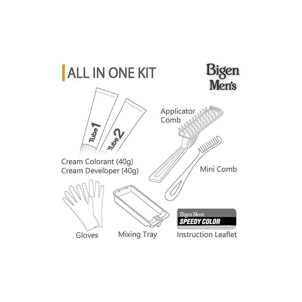 Hoyu Bigen Heren Speedy Haarkleur Donkerbruin Nr 103 - Afbeelding 2